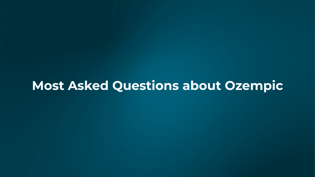 ozempic related questions